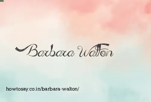 Barbara Walton