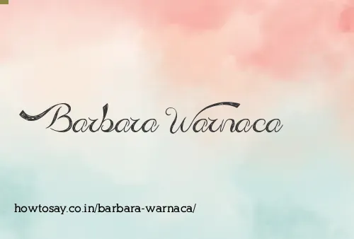 Barbara Warnaca