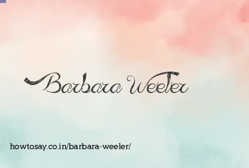 Barbara Weeler