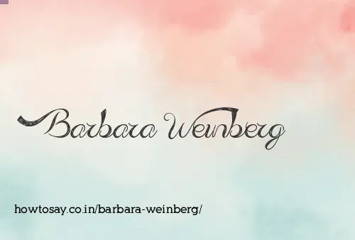 Barbara Weinberg