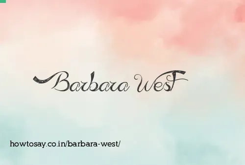 Barbara West