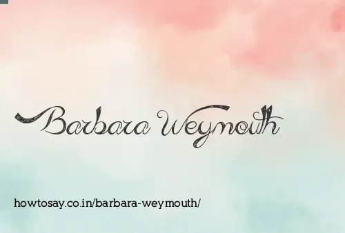 Barbara Weymouth