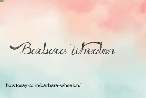 Barbara Whealon