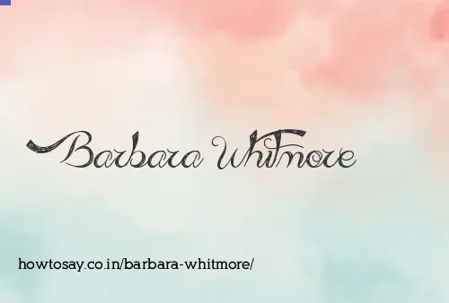 Barbara Whitmore