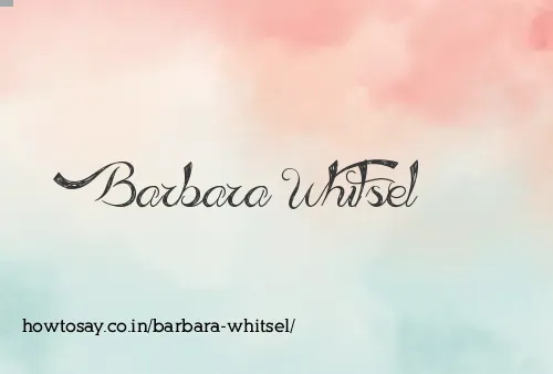 Barbara Whitsel