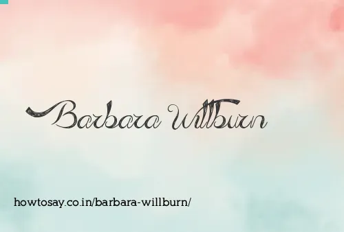 Barbara Willburn