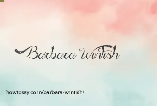 Barbara Wintish