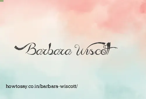 Barbara Wiscott