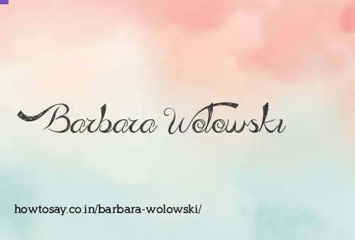 Barbara Wolowski
