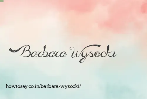 Barbara Wysocki