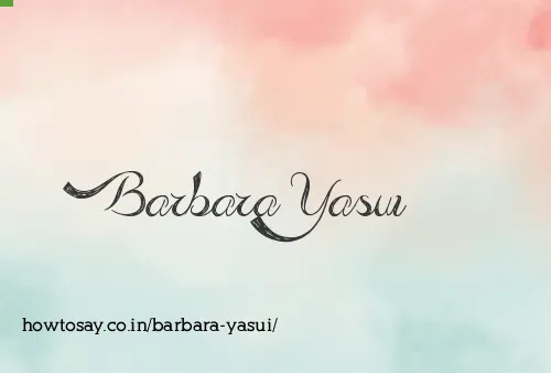 Barbara Yasui