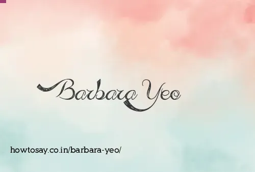 Barbara Yeo