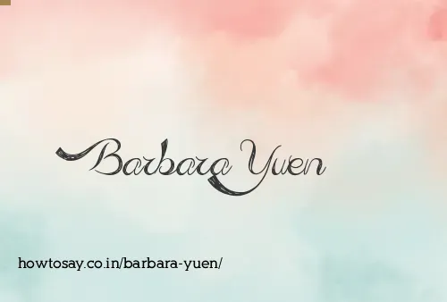 Barbara Yuen