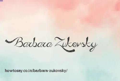 Barbara Zukovsky