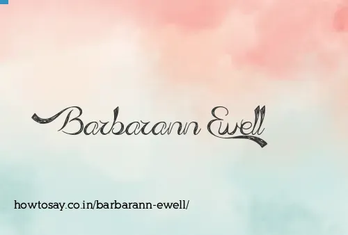 Barbarann Ewell