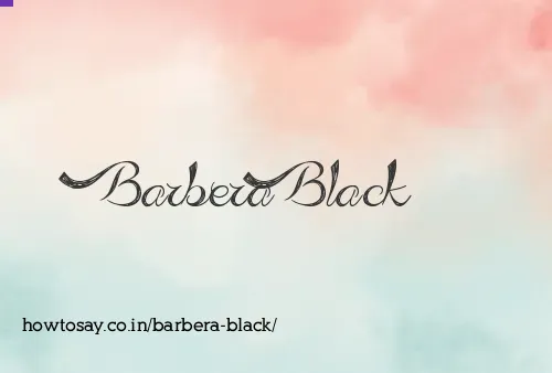 Barbera Black