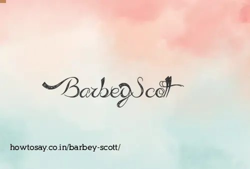 Barbey Scott