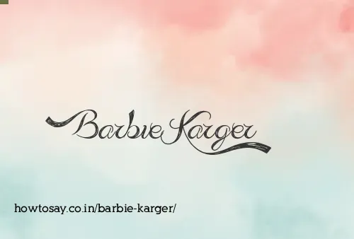 Barbie Karger