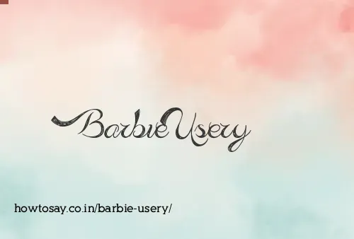 Barbie Usery