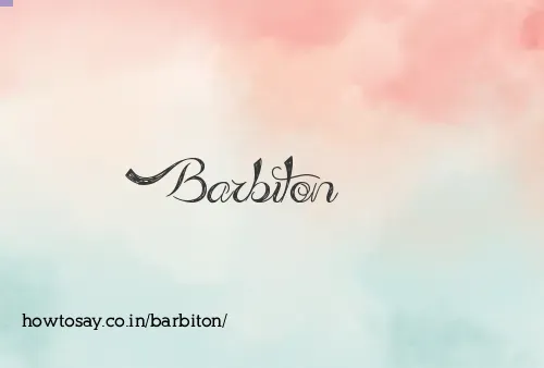 Barbiton