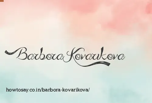 Barbora Kovarikova
