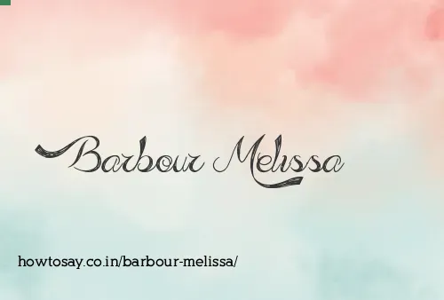 Barbour Melissa