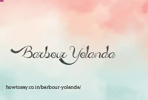 Barbour Yolanda