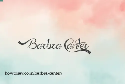 Barbra Canter