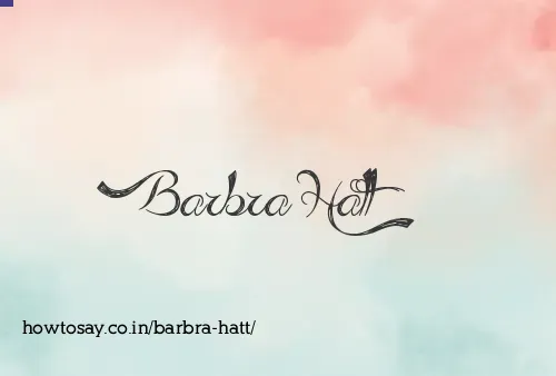 Barbra Hatt