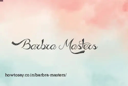 Barbra Masters