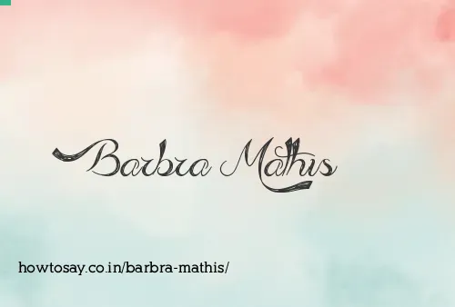 Barbra Mathis