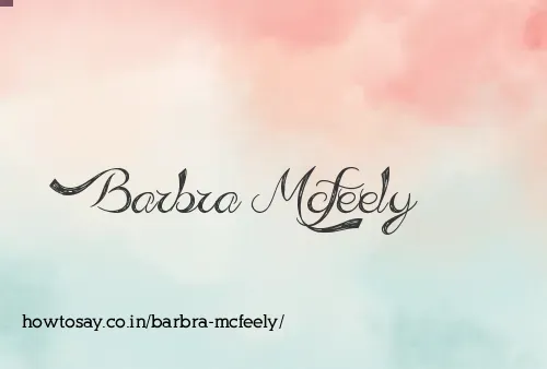 Barbra Mcfeely