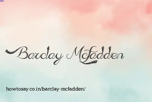 Barclay Mcfadden