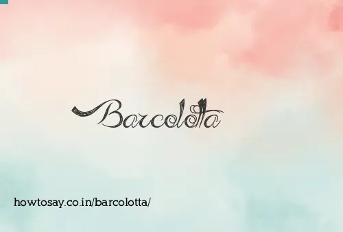 Barcolotta