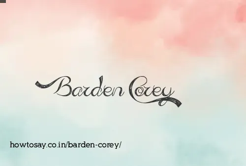 Barden Corey