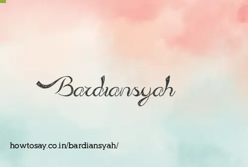Bardiansyah