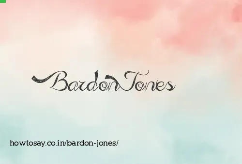 Bardon Jones