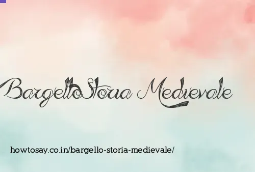 Bargello Storia Medievale