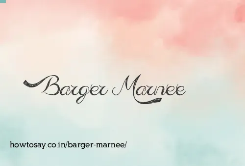 Barger Marnee