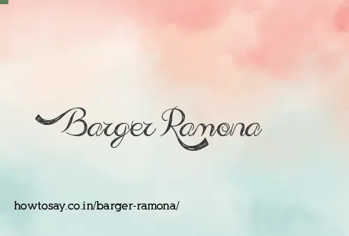 Barger Ramona