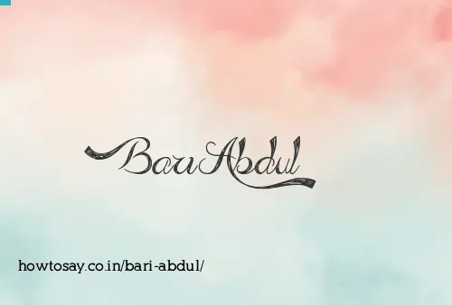 Bari Abdul