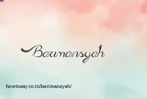 Barimansyah
