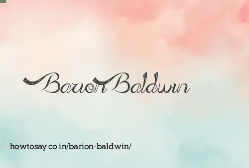 Barion Baldwin
