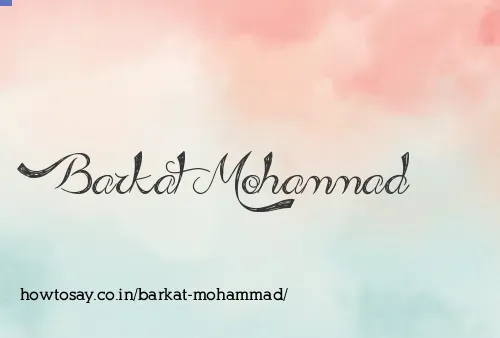 Barkat Mohammad