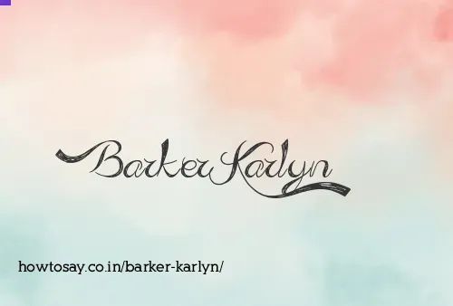 Barker Karlyn