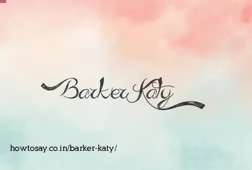 Barker Katy