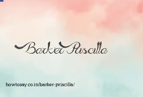 Barker Priscilla