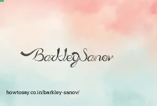 Barkley Sanov