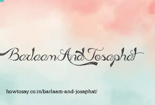 Barlaam And Josaphat