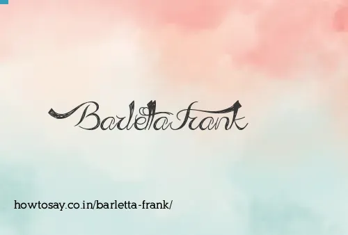 Barletta Frank